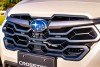 Subaru Crosstrek features the new honeycomb design front grille.